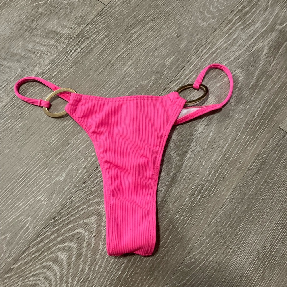 Pink bikini bottom